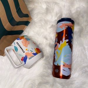 Summer Starbucks 2020 Floral Collection Set
